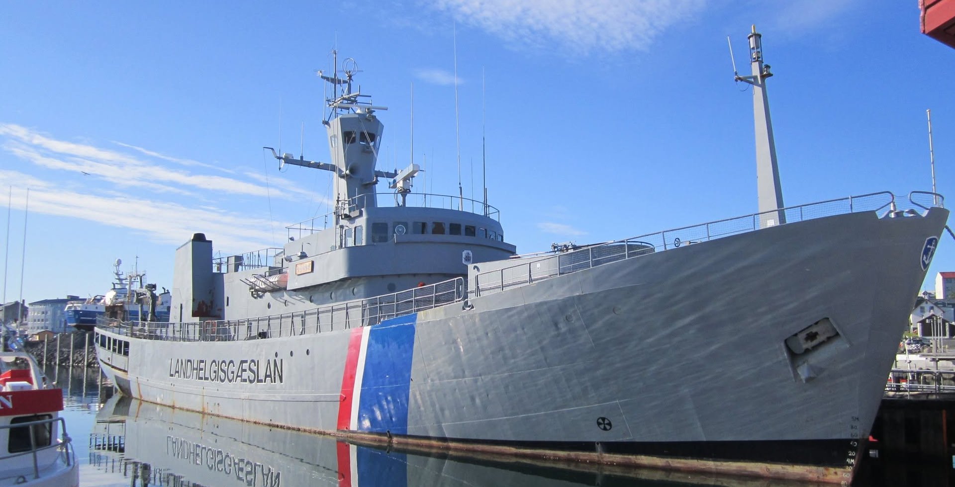 Táknmálsleiðsögn um varðskipið Óðinn