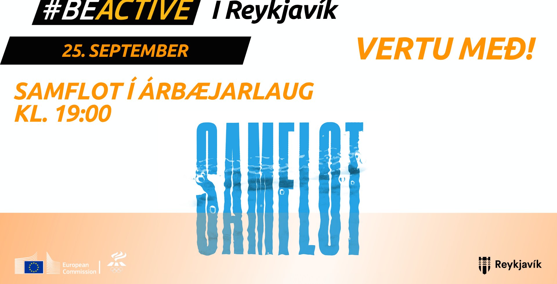 Samflot í Árbæjarlaug #Beactive