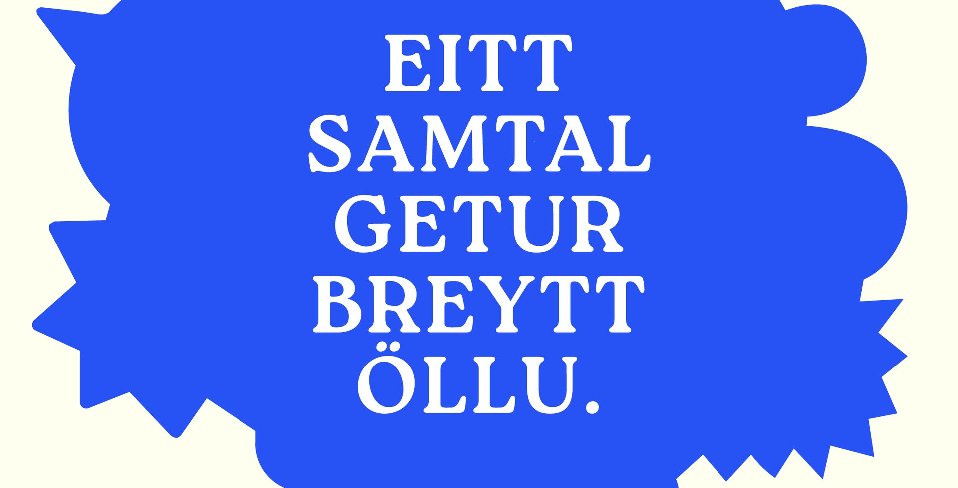 Tölum saman | Hafnarhús