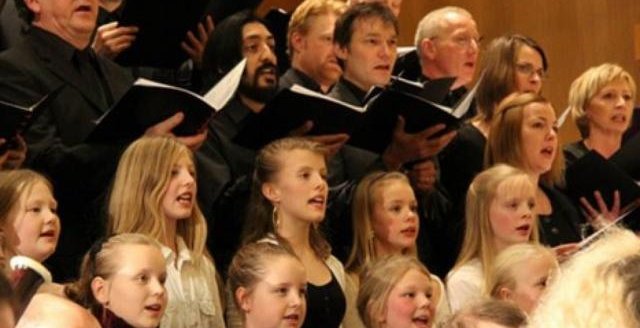 Flower concert in Neskirkja church